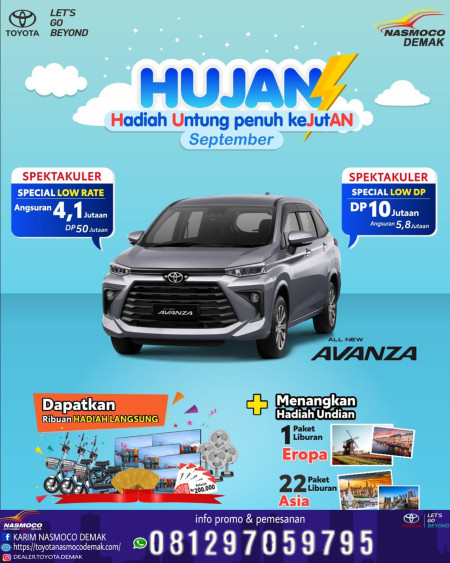 PROMO TOYOTA AVANZA