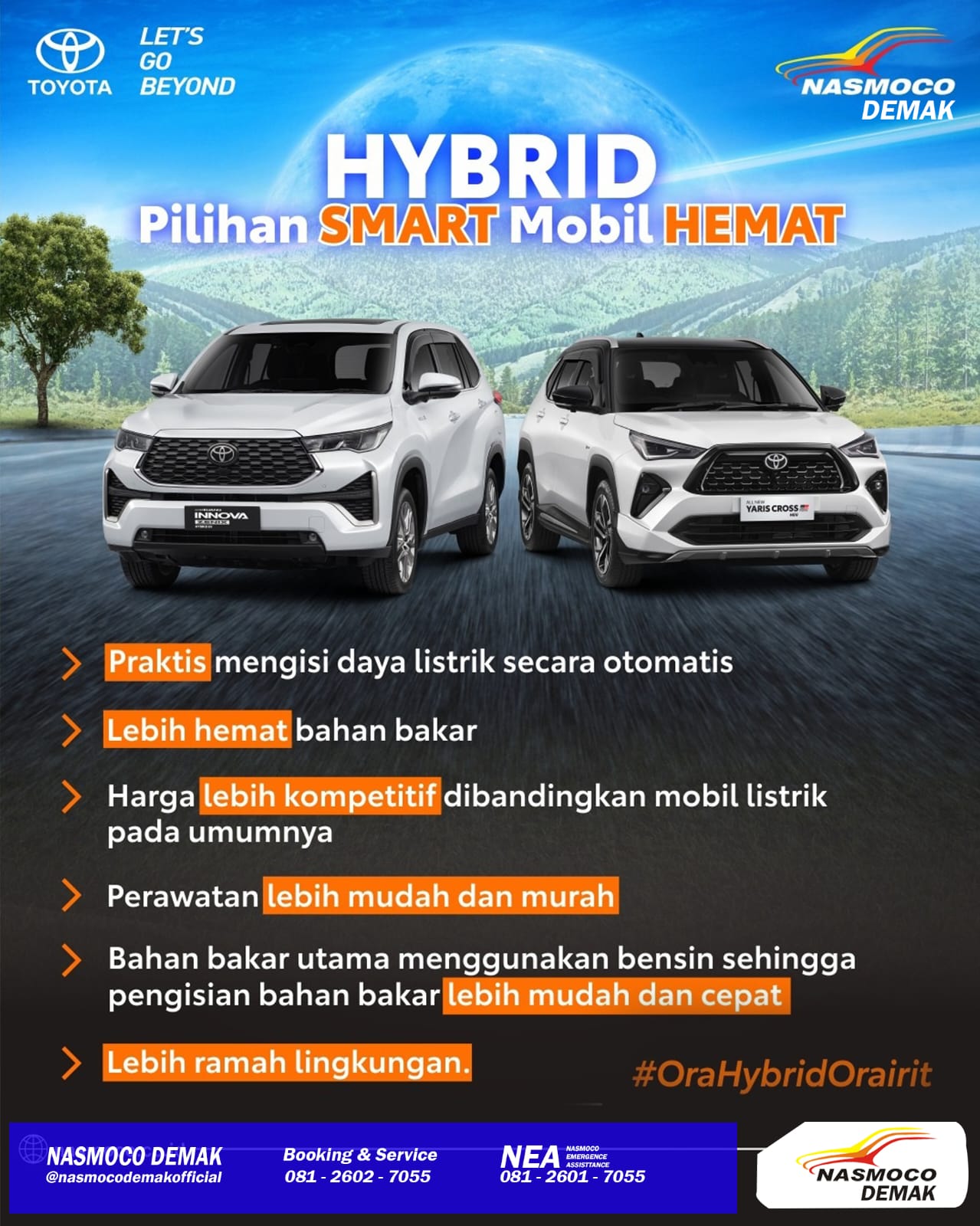 BATERAI HYBRID TAHAN LAMA DAN BERGARANSI